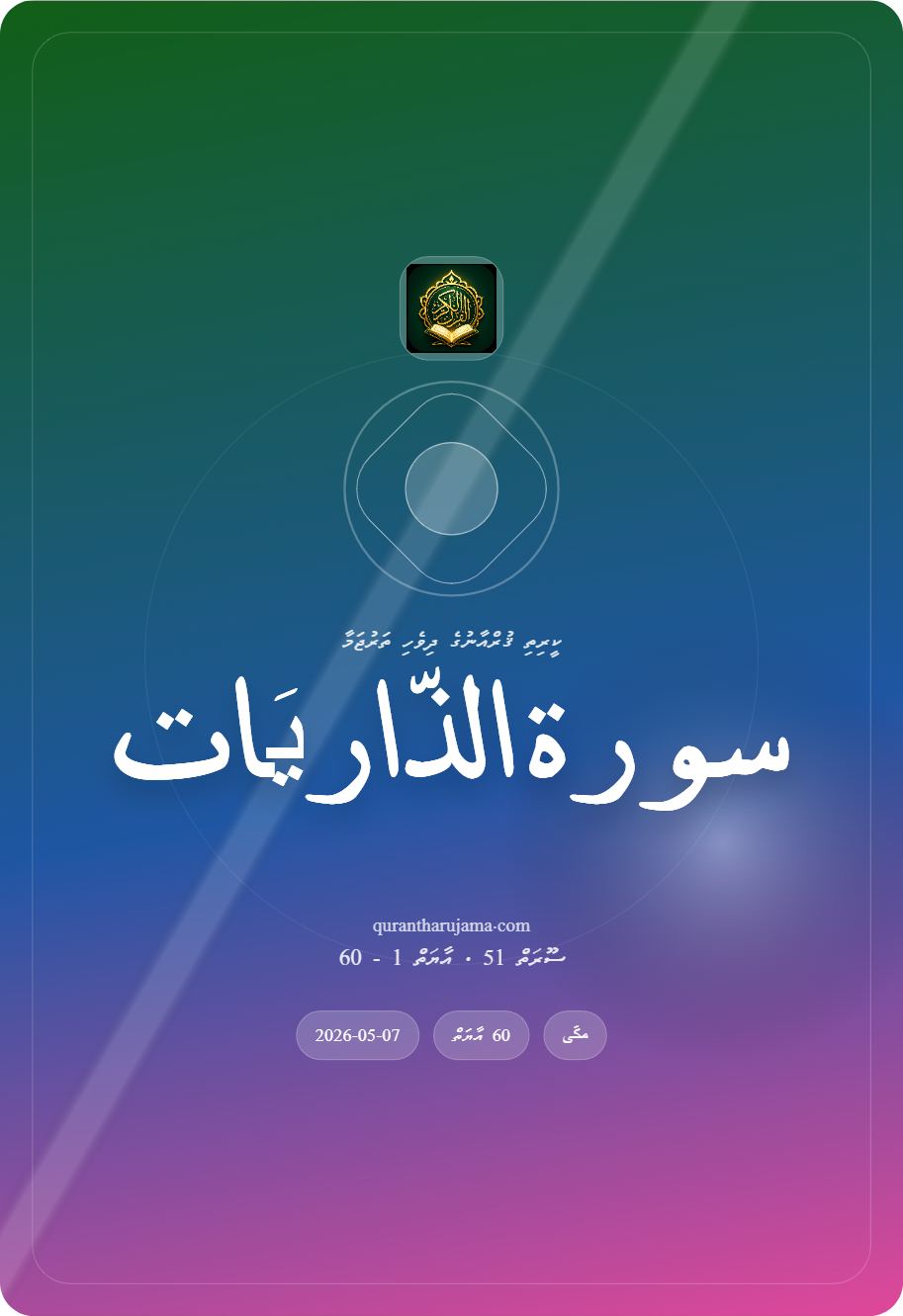 سورة الذّاریَات